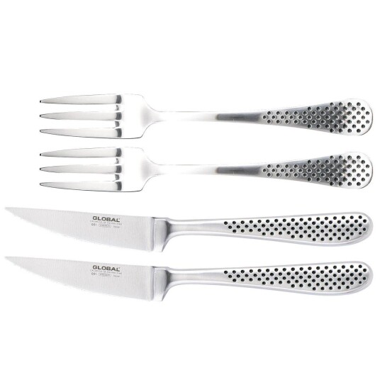 Global GT-102 bestikksett 4 deler rustfritt stål