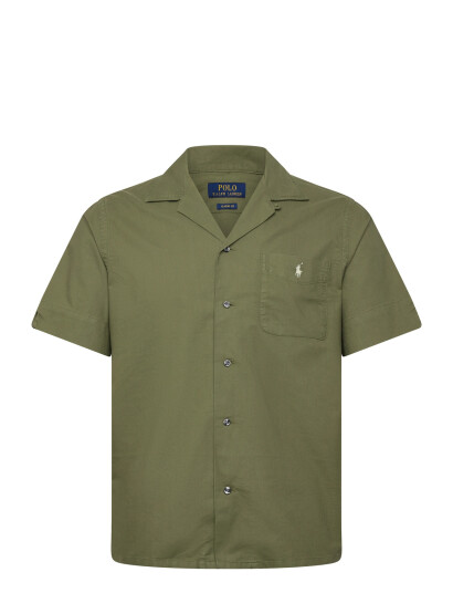 Polo Ralph Lauren Classic Fit Oxford Camp Shirt Khaki green M Polo Ralph Lauren Classic Fit Oxford Camp Shirt Khaki green M