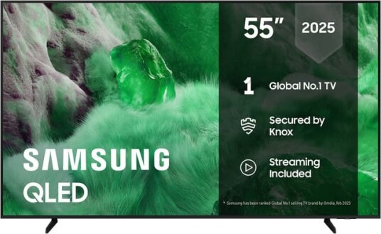 Samsung 55" Q7F3 4K QLED Smart-TV med HDR og KI-oppskalering