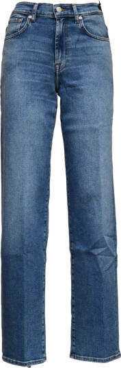 7 For All Mankind Dame Jeans Blå W25,