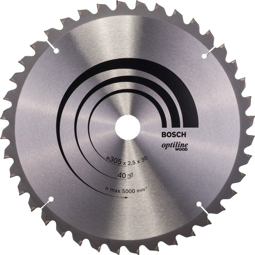 Bosch Optiline Wood Sirkelsagblad 305 mm med 40 Tenner for Tre