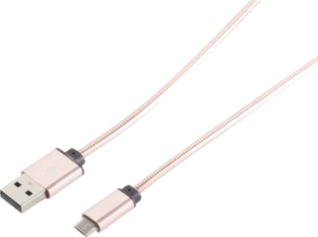 S/Conn 14-11002, 1 M, Usb A, Micro-Usb B, Usb 2.0, 0,48 Gbit/S, Rosegull