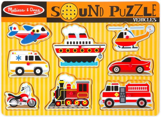 Melissa & Doug Vehicles Sound Puzzle 50206