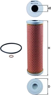Oljefilter KNECHT OX 147D Oljefilter KNECHT OX 147D