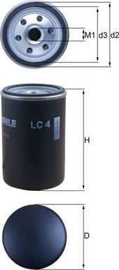 MAHLE LC 4 Luftfilter MAHLE LC 4 Luftfilter