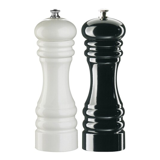 Zassenhaus  Berlin kvernsett salt/pepper 18 cm svart/hvit