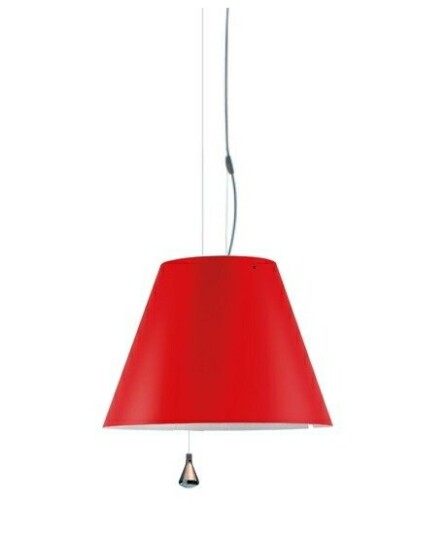 Luceplan - Costanza Pendel Up/Down Primary Red