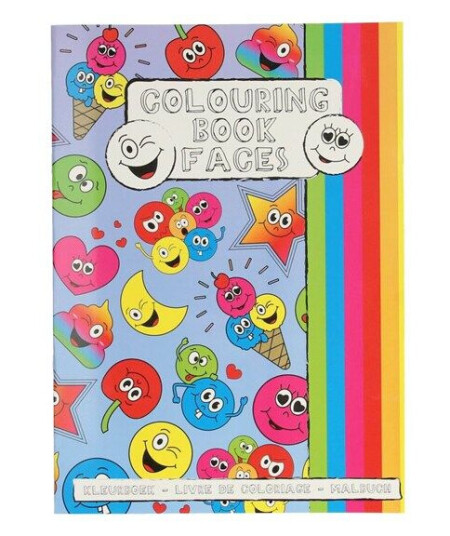 LG-Imports Coloring Book with Sticker Sheet Smile Face