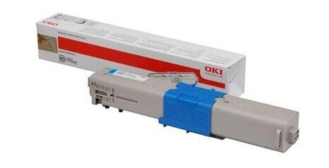 OKI - cyan - original - toner cartridge - Laser toner Blå