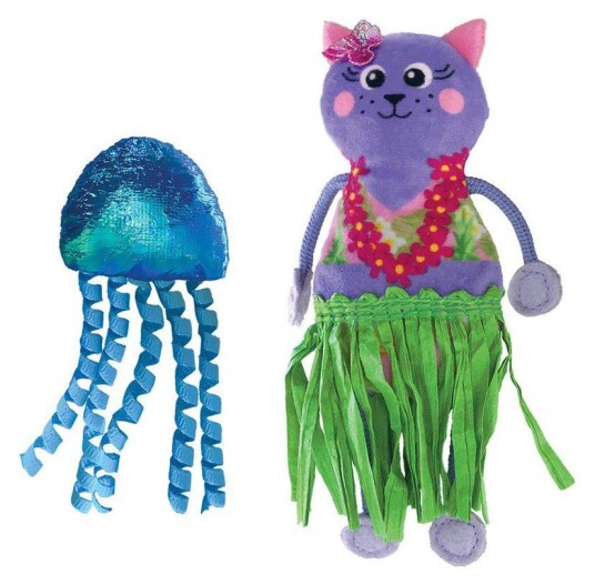 Kong Tropics Hula Katteleke Med Kattemynte 2 Pk Kong Tropics Hula Katteleke Med Kattemynte 2 Pk
