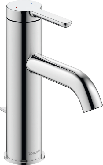 Duravit C.1 1-greps Servantbatteri M Med oppløftventil, Krom Duravit C.1 1-greps Servantbatteri M Med oppløftventil, Krom