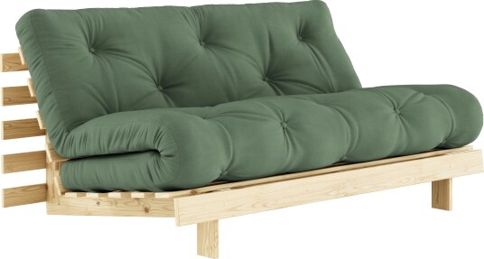 Karup Design Roots 160 Sovesofa - Furutre/Olivengrønn, FSC© 1714783-03-0 1714783-01-0 Karup Design Roots 160 Sovesofa - Furutre/Olivengrønn, FSC© 1714783-03-0 1714783-01-0