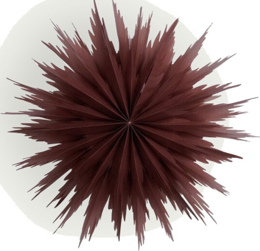 Watt & Veke Liz adventsstjerne Ø50 cm Red ochre