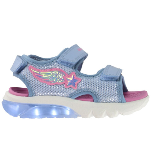 Geox Sandaler m. Lys Cyberdrone Sky/Fuchsia Geox 25 Sandals Blå Lilla Metallic Geox Sandaler m. Lys Cyberdrone Sky/Fuchsia Geox 25 Sandals Blå Lilla Metallic