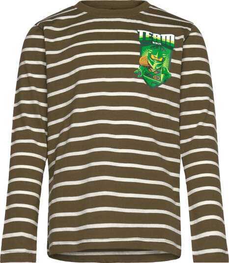 Lego Wear Lego® Ninjago® T Shirt L/S   Lwtaffy 602   Khaki green   98