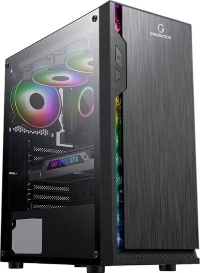 Greencom Muted qS549X - Ryzen 5 4600G | Vega 7 | 32GB Greencom Muted qS549X - Ryzen 5 4600G | Vega 7 | 32GB