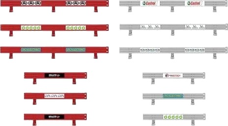 Scalextric C8191 - Crash Barriers w/Stickers