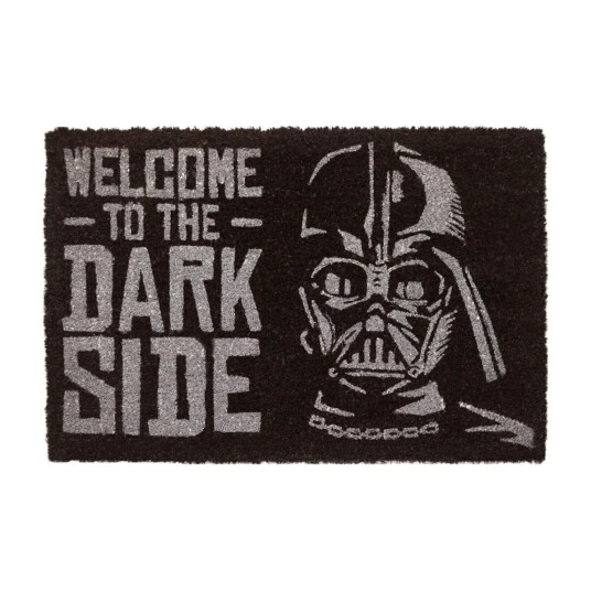 Star Wars Dørmatte Dark Side Sort Star Wars Dørmatte Dark Side Sort