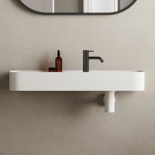 Copenhagen Bath Yuno LR 80 servant 800x200 mm, Hvit Matt Copenhagen Bath Yuno LR 80 servant 800x200 mm, Hvit Matt