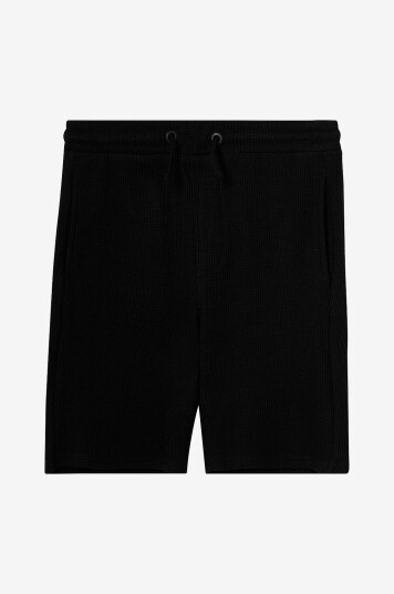 Lyle & Scott Shorts Waffle Short Svart