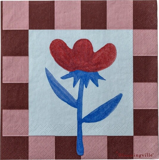 Bloomingville Vinia Napkin - MULTI-COLOURED - 33X33 cm