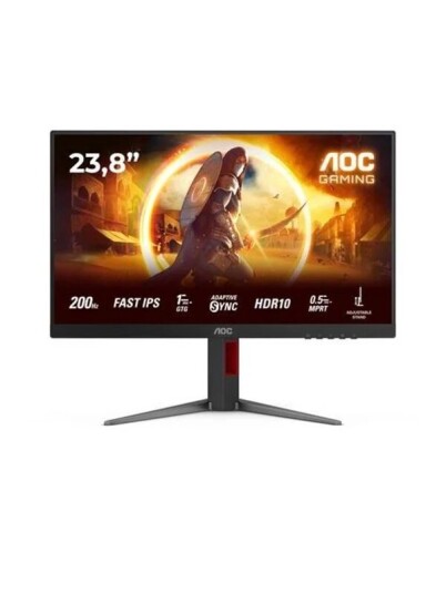 AOC 24G4HA 23.8" Gaming Skjerm Full HD 200 Hz Fast IPS Sort AOC 24G4HA 23.8" Gaming Skjerm Full HD 200 Hz Fast IPS Sort