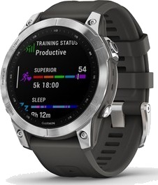 Garmin Fenix 7 47mm Grafitt/Sølv Garmin Fenix 7 47mm Grafitt/Sølv