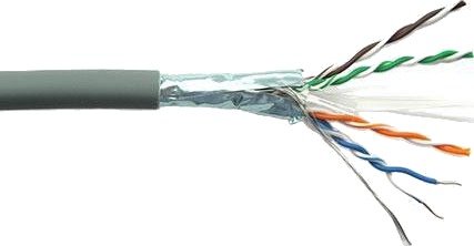 Black Box Gigatrue� Cat6 400-Mhz Solid Ethernet Bulk Cable - Shielded (F/Utp) Lszh Red 1000-Ft. (304.8-M) Pull-Box