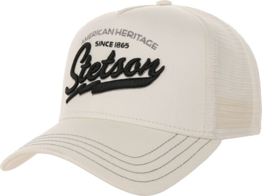 Stetson Trucker Cap American Heritage Classic OneSize, White Stetson Trucker Cap American Heritage Classic OneSize, White