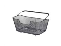 Basil Base L, Bakre, Sykkelkurv, Stål, Svart, 5 kg, 480 mm Basil Base L, Bakre, Sykkelkurv, Stål, Svart, 5 kg, 480 mm