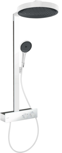 Hansgrohe Rainfinity Showerpipe Ø360 cm, 1 stråletype, Hvit Matt