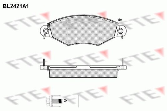 Bremseklosser FTE 9010725