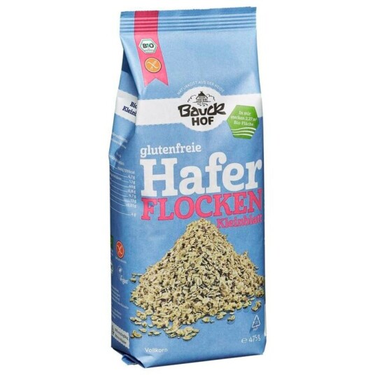 Bauck glutenfri små havregryn 475 g Bauck glutenfri små havregryn 475 g