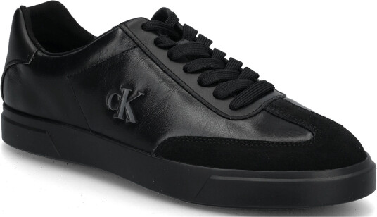 Calvin Klein Low Pro Cups Wingt Text Lth Sue Black 37 x 37 Calvin Klein Low Pro Cups Wingt Text Lth Sue Black 37 x 37