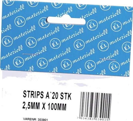 STRIPS 100X2.5MM 20 STK NATUR