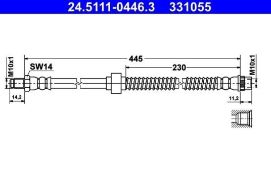 Bremseslange ATE 24.5111-0446.3