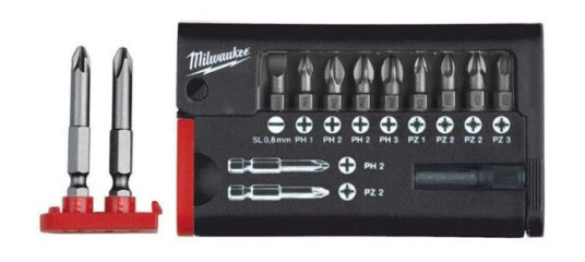 Milwaukee 4932399513 Bitssett 12 deler Maskintilbehør & forbruk