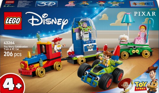 LEGO Disney Pixar 43264 Festtog og fjernstyrt bil fra Toy Story