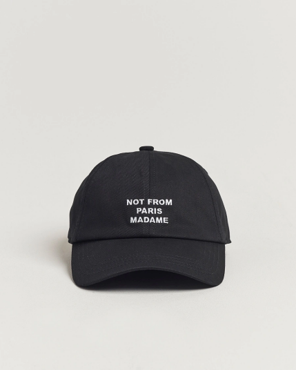 Drôle de Monsieur Slogan Baseball Cap Black Drôle de Monsieur Slogan Baseball Cap Black