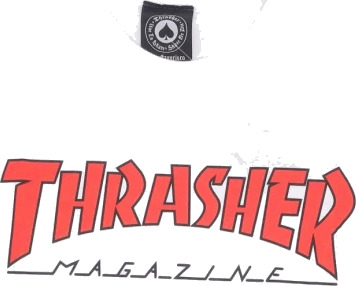 Thrasher Herre Topper Hvit M,