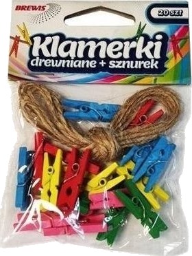 Brewis Klesklyper + Snor Fargerik 20 Stk