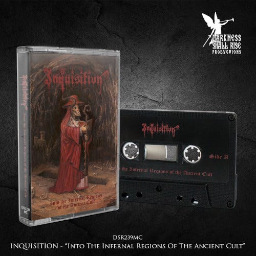 Inquisition  Into the Infernal Regions of the Ancient Cult  Kassett