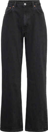Weekday Resolute Curve High Waisted Regular Straight Jeans Black 30 x 30 Weekday Resolute Curve High Waisted Regular Straight Jeans Black 30 x 30