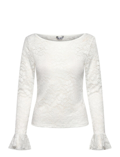 Object Objines L/S Sli Top E Wi25 - White - XS