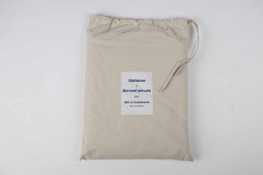Scandinavian Bedding Laken børstet percale Beige 280 x 270 Bomull Beige