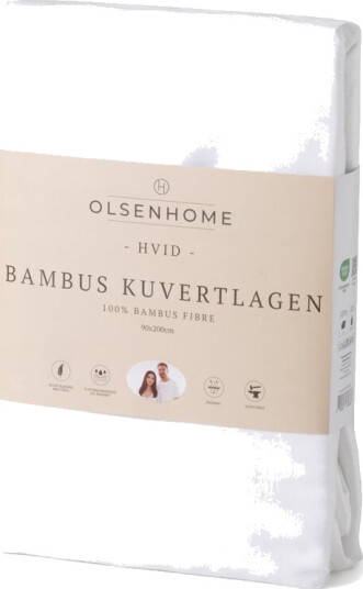 Olsen Home Bamboo Fitted Sheet 90X200cm