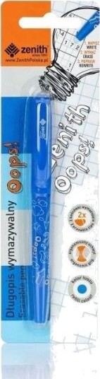 Zenith Erasable Penn Oops Blå Bls Zenith Zenith Erasable Penn Oops Blå Bls Zenith