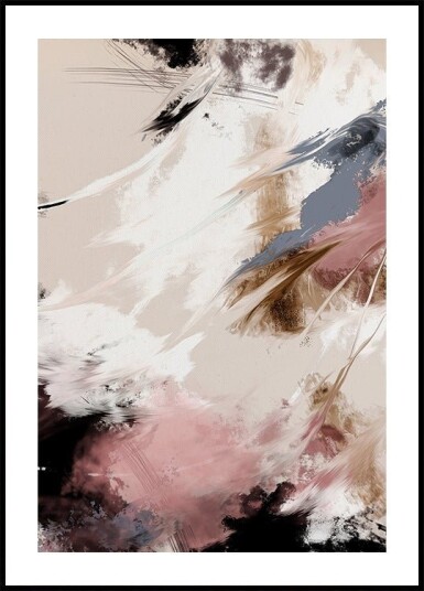 Splash Clouds Poster Plakat / 40x50cm