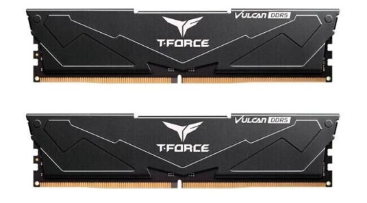 Team Group T-Force Vulcan DDR5-6400 - 32GB - CL40 - Dual Channel (2 pcs) - Intel XMP - Svart