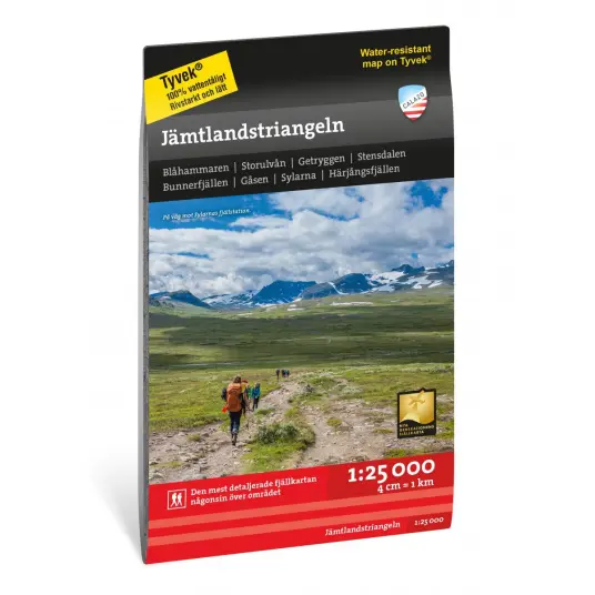 Calazo förlag Jämtlandstriangeln 1:25 000 OneSize, NoColour